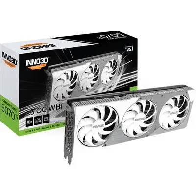 INNO3D GeForce RTX 5070 Ti X3 OC White 16GB Grafikkarte 3xDP/HDMI