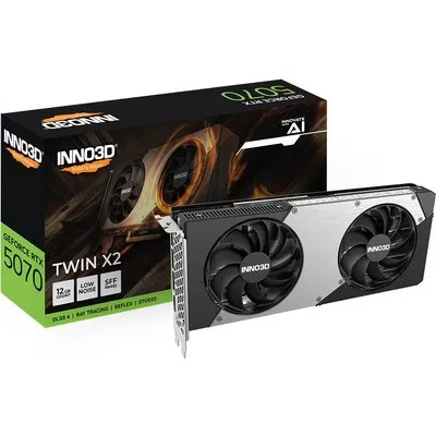 INNO3D GeForce RTX 5070 Twin X2 12GB Grafikkarte DP/HDMI