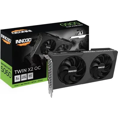 INNO3D GeForce RTX 5060 Twin X2 OC V2 Grafikkarte 8 GB Grafikkarte DP/HDMI