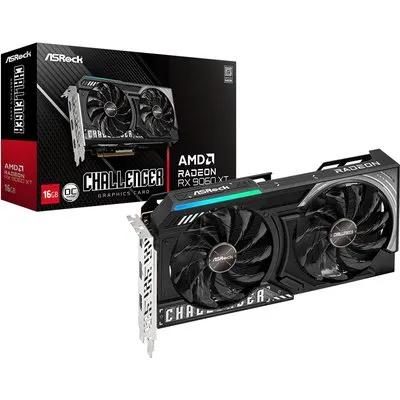 ASROCK Radeon RX 9060 XT Challenger OC Grafikkarte 16GB GDDR6 DP/HDMI
