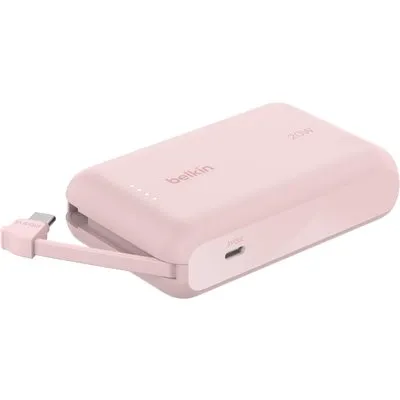 Belkin BOOST CHARGE Powerbank, 10.000mAh, 20W Power Delivery, rosa