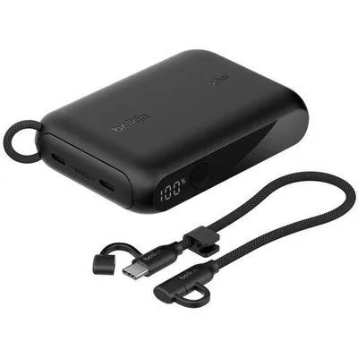 Belkin BOOSTERCHARGE Powerbank mit Display 10.000mAh schwarz