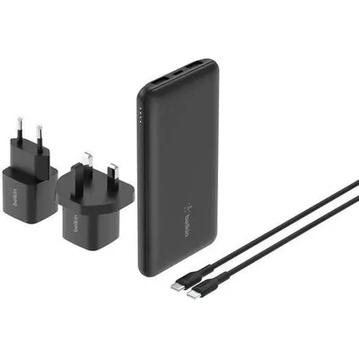 Belkin BOOSTERCHARGE Powerbank Set 10.000mAh schwarz