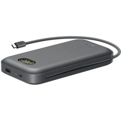 Belkin Laptop Powerbank 27.000mAh mit Display anthrazit