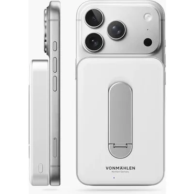 Vonmählen Evergreen Mag Powerbank 10.000 mAh mit Kickstand Weiß