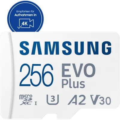 Samsung EVO Plus microSDXC™ UHS-I Speicherkarte - 256 GB White
