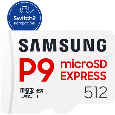 Samsung P9 Express microSDXC™ Express UHS-I Speicherkarte - 512 GB Weiß
