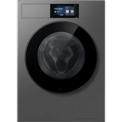 Samsung 11 kg Bespoke AI Waschmaschine WF90H/24 mit großem 7'' Touchdisplay, EEK: A -45%, 11 kg Dark Silver