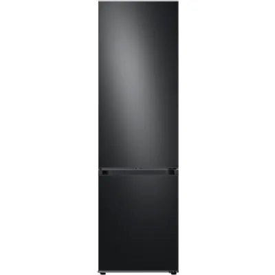 Samsung Bespoke Kühl-Gefrierkombination, 203 cm mit Twin Cooling+™, Metal Cooling und AI Energy Mode, EEK: A, 387 L Schwarz