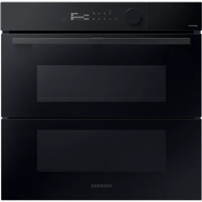 Samsung DualCook Flex™ Einbaubackofen, 76 A+*, Pyrolyse, Schwarzes Glas, Serie 5, 60 cm