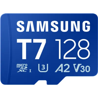 Samsung T7 microSDXC™ UHS-I Speicherkarte - 128 GB Blau