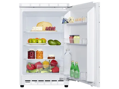 AMICA UVKSD 351 951 Unterbau-Vollraumkühlschrank (103 l, E, 815 mm hoch, Weiß)