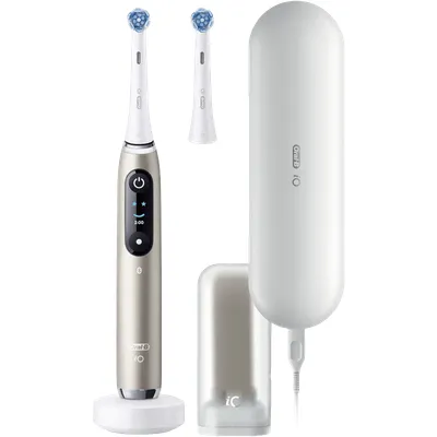 Oral-B iO 9 Gold mit weißer Aufsteckbürste