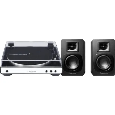 Audio-Technica AT-LP60XBT + Audio-Technica ATH-SP3X Schwarz