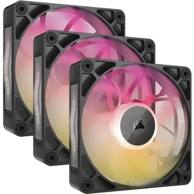 CORSAIR iCUE LINK RX120 MAX RGB schwarz 3er-Pack | Gehäuselüfter