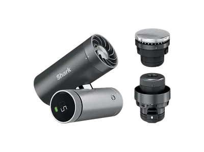 SHARK FA022EU ChillPill 3-in-1-Ventilator-, Sprühnebel- und InstaChill-System, Handventilator Karbonschwarz (15 Watt)