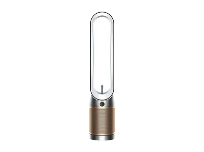 DYSON Find+Follow™ Purifier Cool PC3, Ventilator, Luftreiniger Weiß/Gold (40 Watt, Raumgröße: 27 m², HEPA H13)