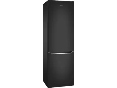 AMICA KGC 15495 S Kühlgefrierkombination (E, 250 l, 1800 mm hoch, Schwarze Edelstahloptik)