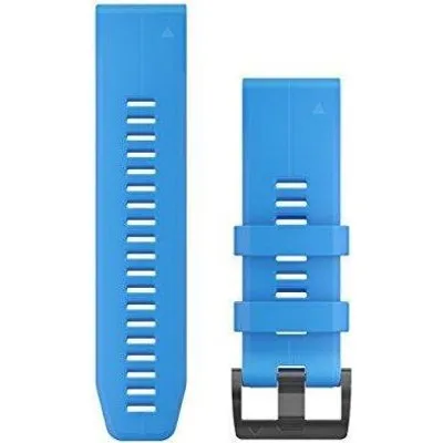 Garmin QuickFit - Uhrarmband für Smartwatch - Cyanblau - für D2, Descent Mk1, fenix 5X, fenix 5X, tactix Charlie, Delta, Delta - Solar Edition (010-12741-02)