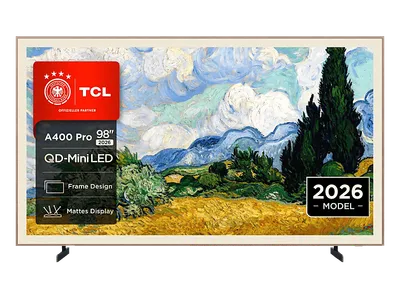 TCL 98A400 Pro QD-Mini LED TV (Flat, 98 Zoll / 248,92 cm, HDR 4K, SMART TV)