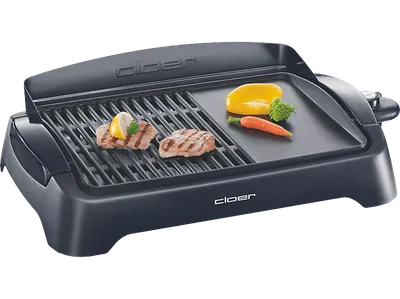 CLOER 656 Elektrogrill, Schwarz (2000 Watt)