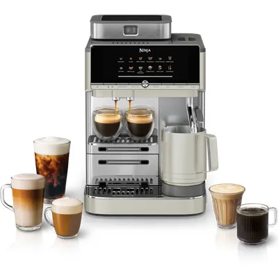 Ninja AutoBarista Pro Kaffeevollautomat in Hafermilch | AE1051EUWH | von SharkNinja