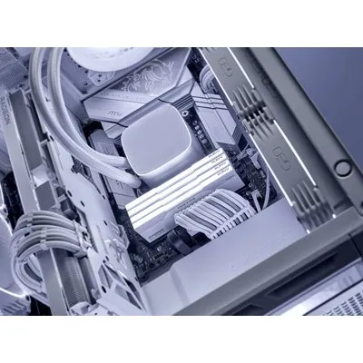 KLEVV CRAS V RGB EXPO DDR5-6000 RAM, CL30, XMP 3.0 & EXPO - 32 GB Dual-Kit, weiß (KD5AGU880-60A300J)
