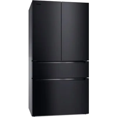 KFFD 6867 French Door Obsidianschwarz matt