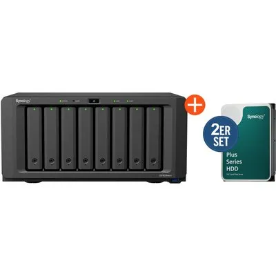 Synology Diskstation DS1825neo+ NAS System 8-Bay 16 TB inkl. 2x 8 TB Synology HDD HAT3320-8T
