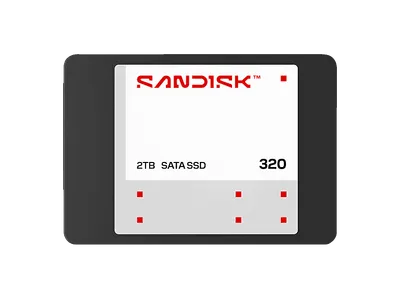SANDISK 320 SATA Interne SSD, 2 TB SSD 6 Gbps, 2,5 Zoll, intern