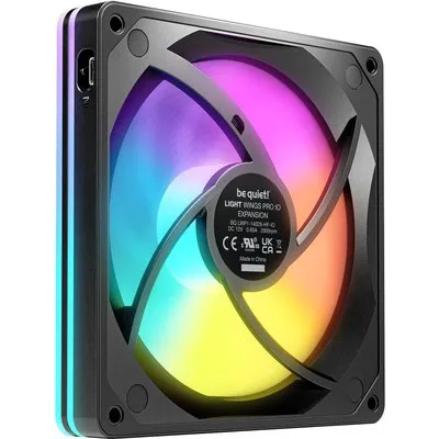 be quiet! Lüfter Light Wings Pro IO Schwarz- 140mm Gehäuselüfter Expansion