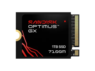 SANDISK Optimus™ 7100M NVMe™ Festplatte, 1 TB SSD PCI Express, intern