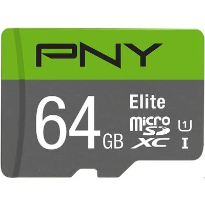microSDXC Elite Class 10 U1 (64GB) Speicherkarte mit Adapter