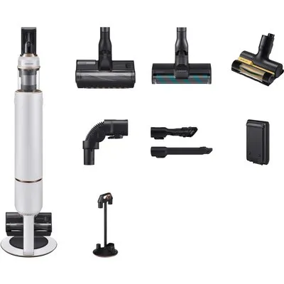 VS20B95C43W Akku-Stielstaubsauger, 210 W, 60 min Laufzeit, 0,5 l Staubvolumen, Display, Elektro-Bodenbürste