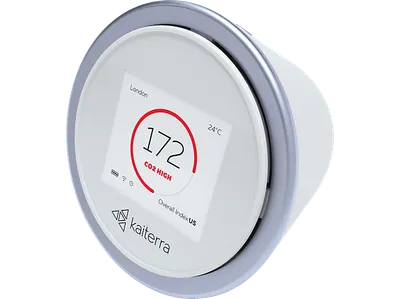 KAITERRA LE-201 Egg+ CO 2 Luftmessgrät Silber/Grau (2,5 Watt, Raumgröße: 0 m³, K.A.)