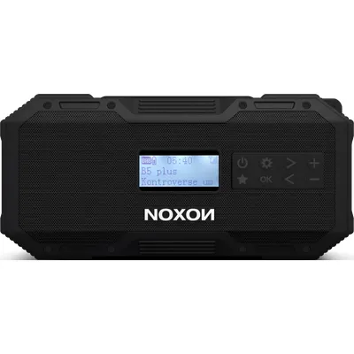 Noxon Dynamo Solar 411 schwarz DAB+, UKW, Bluetooth, Solar, Dynamo, Akku, SOS, Notfall, Taschenlampe