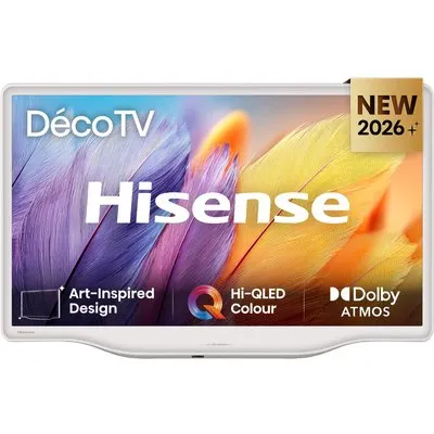 32S5Q 80 cm (32") Hi-QLED Déco TV weiß, Full HD, Smart-TV, DVB-T2/DVB-C/DVB-S2
