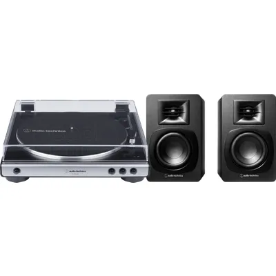 Audio-Technica AT-LP60XUSBGM + Audio-Technica ATH-SP3X Schwarz