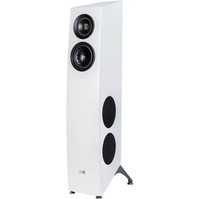Concentro S 507 /Stück Stand-Lautsprecher hochglanz weiß