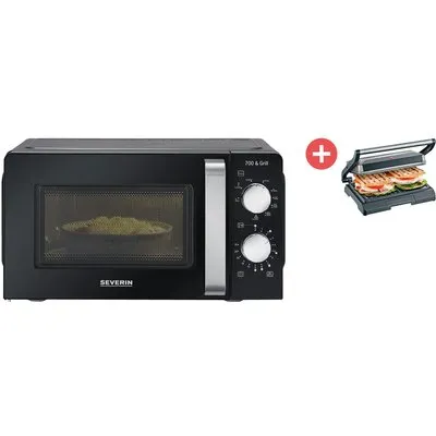 MW 7781 2-in-1 Mikrowelle + Dein Geschenk: SEVERIN KG 2394 Kontaktgrill