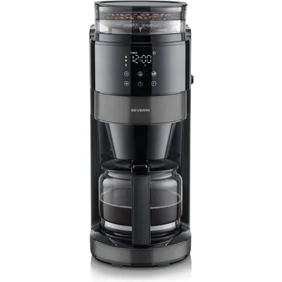 KA 4830 Filter-Kaffeemaschine mit integrierter Kaffeemühle dark inox/schwarz