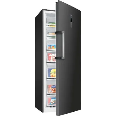 GSVS 7365 Gefrierschrank schwarze edelstahl optik