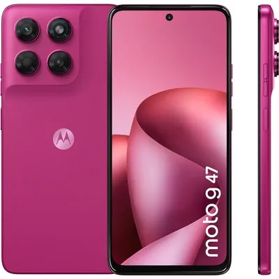 moto g47 Smartphone PANTONE fuchsia red, 128 GB Speicher, 8 GB RAM, 108 MP Kamera, 6,67 Zoll Display, 60,9 Std. Akku, 5G, Android