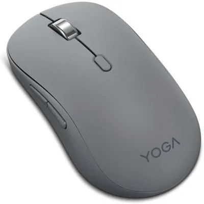 Lenovo Yoga Silent Maus Luna Grey kabellos (Bluetooth) für Links- & Rechtshänder