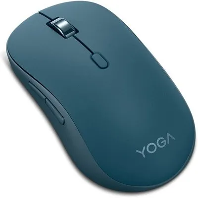 Lenovo Yoga Silent Maus Tidal Teal kabellos (Bluetooth) für Links- & Rechtshänder