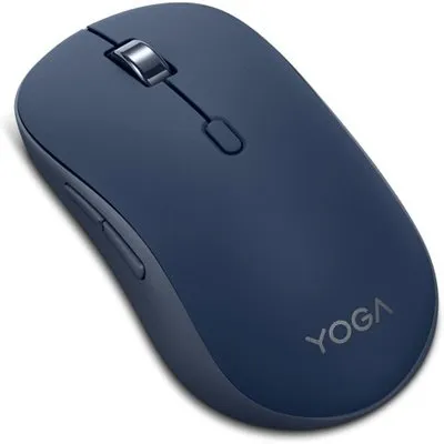 Lenovo Yoga Silent Maus Cosmic Blue kabellos (Bluetooth) für Links- & Rechtshänder