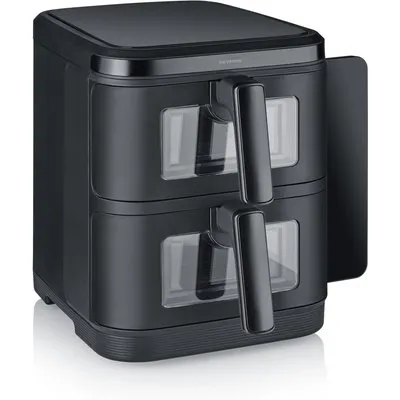FR 2468 S-Fry Duo Stack Heißluft-Fritteuse schwarz