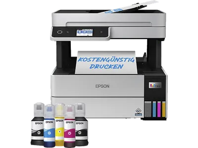 EPSON EcoTank ET-5150 - nachfüllbarer 3-in-1 Tintentankdrucker inkl. Tinte, ADF, Duplex, WiFi, netzwerkfähig Multifunktionsdrucker