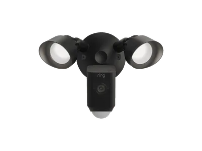 RING Floodlight Cam Wired Plus - Black, Überwachungskamera