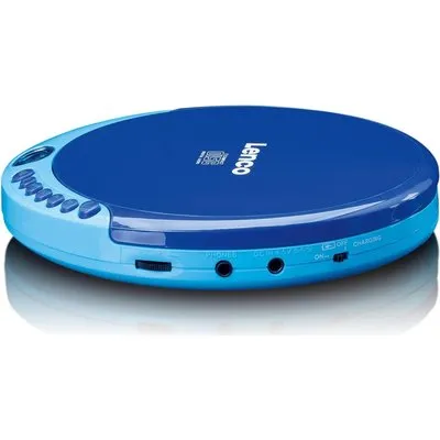 Lenco CD-011 Tragbarer CD-Player Blau (CD-011BLAU)